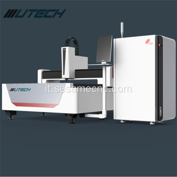 Laser in fibra di acciaio al carbonio per metallo da 1000 W CNC